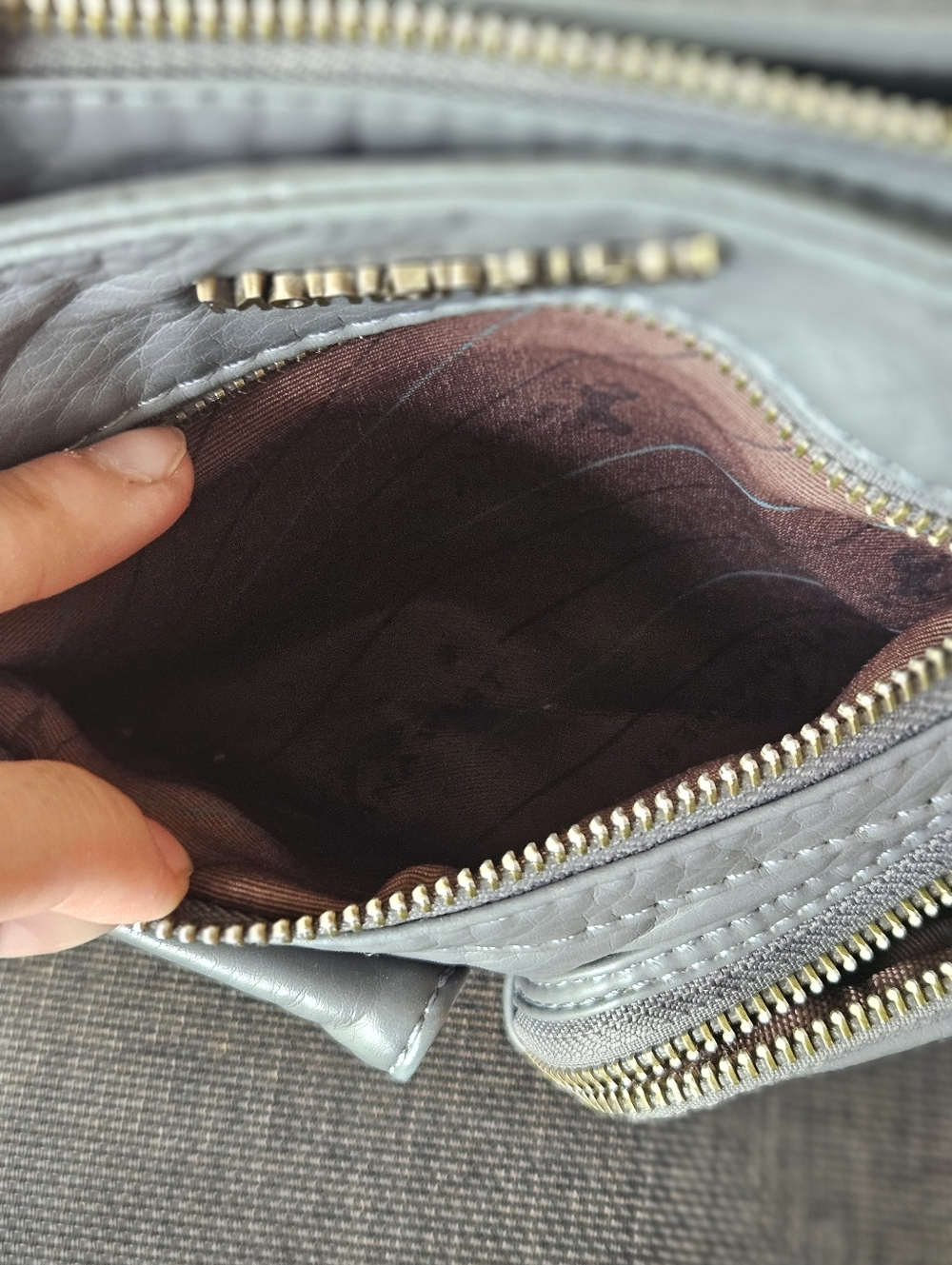 Mountain West Washed Leather Crossbody Bag View 6
